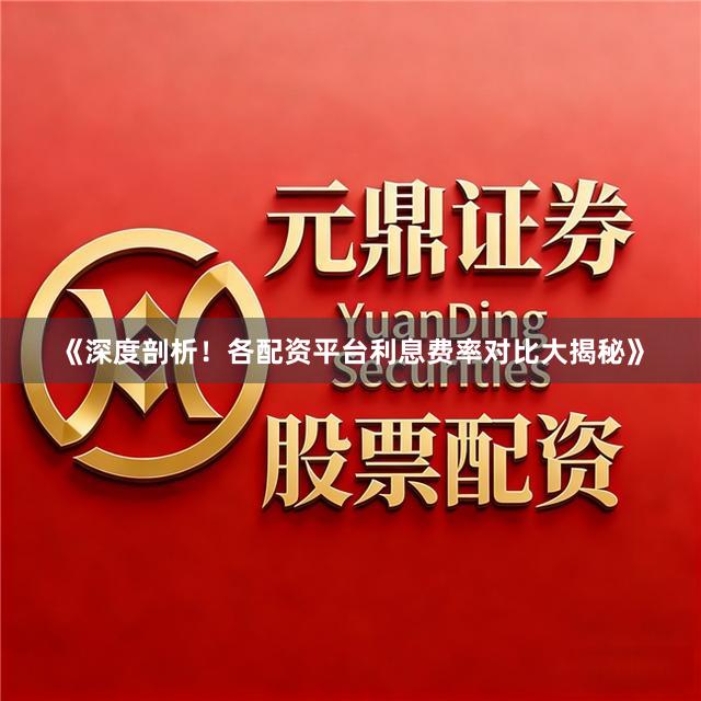 《深度剖析!各配资平台利息费率对比大揭秘》