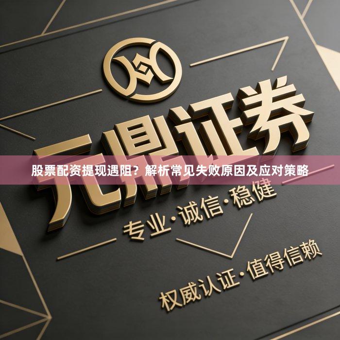 股票配资提现遇阻？解析常见失败原因及应对策略