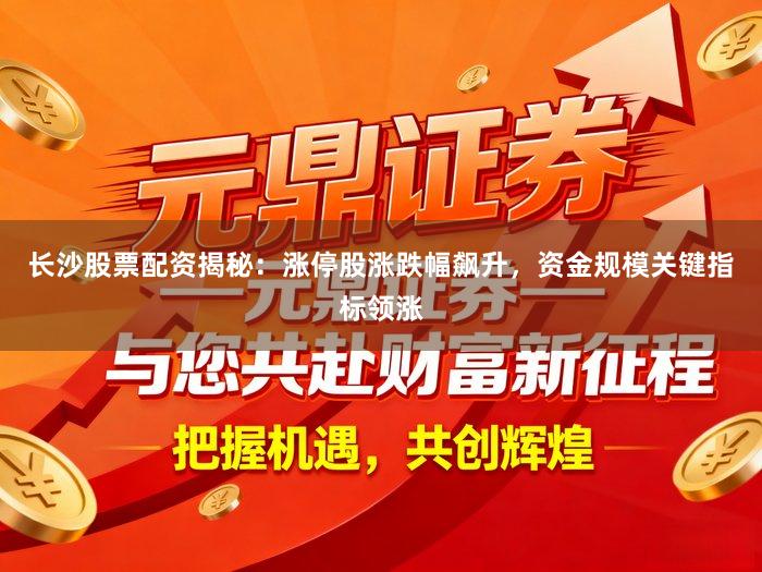 长沙股票配资揭秘：涨停股涨跌幅飙升，资金规模关键指标领涨