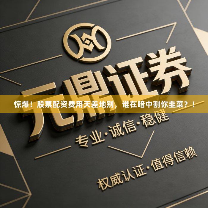 惊爆！股票配资费用天差地别，谁在暗中割你韭菜？！