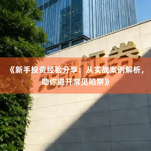 《新手投资经验分享：从实战案例解析，助你避开常见陷阱》